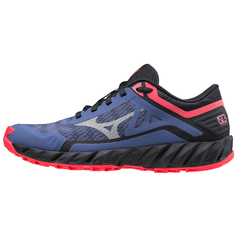 Damske Trail Bežecká Obuv Mizuno Wave Ibuki 3 Modre/Čierne/Ruzove Vypredaj VKEW95167